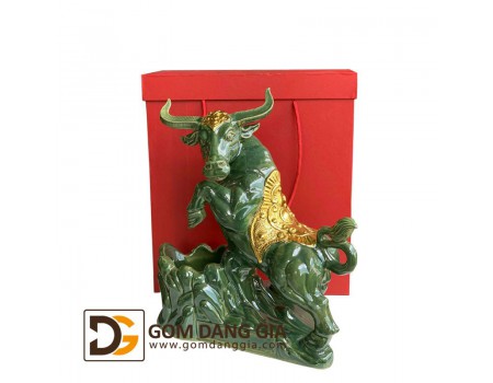 Tượng trâu vàng tân sửu 2021 Tượng trâu vàng tân sửu 2021