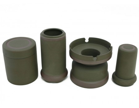 Bộ phụ kiện tử sa men xanh chỉ bạc Bộ phụ kiện tử sa men xanh chỉ bạc