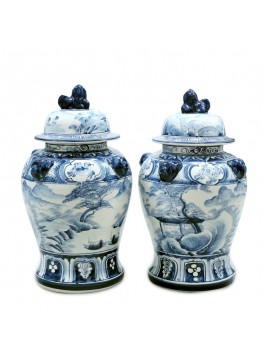 Chóe Tứ cảnh men lam 